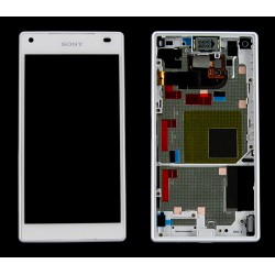 Bloc Avant ORIGINAL Blanc - SONY Xperia Z5 Compact - E5803 / E5823