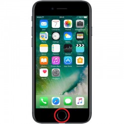 [Réparation] Nappe de Bouton HOME Noire ORIGINALE - iPhone 7 à Caen