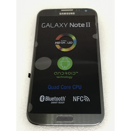 Bloc Avant ORIGINAL Gris - SAMSUNG Galaxy NOTE 2 - N7100