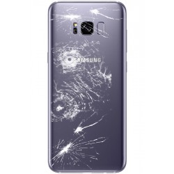 [Réparation] Vitre Arrière ORIGINALE Orchidée / Violet - SAMSUNG Galaxy S8+ - SM-G955F à Caen