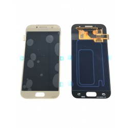 Bloc écran ORIGINAL Or pour SAMSUNG Galaxy A3 2017 - A320F - Présentation avant / arrière