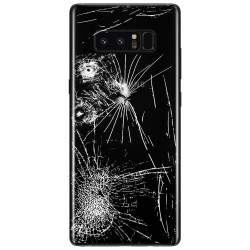[Réparation] Vitre Arrière ORIGINALE Noire Carbone - SAMSUNG Galaxy Note8 / SM-N950F Simple SIM à Caen