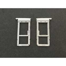 Tiroir de carte sim Gris / Argent ORIGINAL - SAMSUNG Galaxy S7 - G930F Blanc