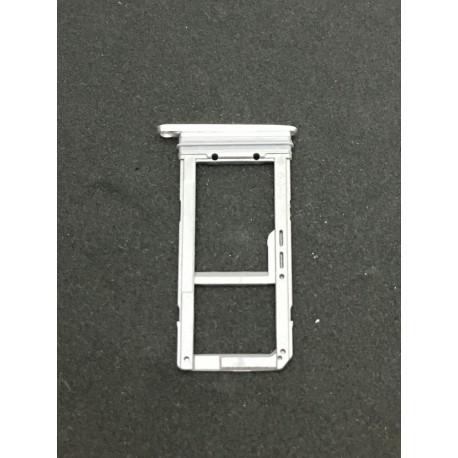 Tiroir de carte sim Gris / Argent ORIGINAL - SAMSUNG Galaxy S7 Edge - G935F Blanc