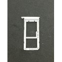 Tiroir de carte sim Gris / Argent ORIGINAL - SAMSUNG Galaxy S7 Edge - G935F Blanc