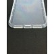 Coque silicone transparente renforcée pour iPhone X ou iPhone XS - Présentation du bas