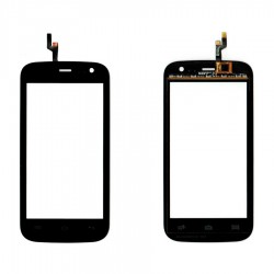 Vitre Tactile Noire + Adhésifs - WIKO IGGY