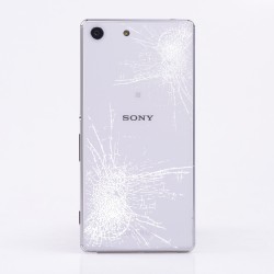 [Réparation] Vitre Arrière ORIGINALE Blanche - SONY Xperia M5 - E5603 à Caen
