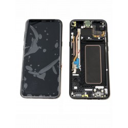 Bloc Avant ORIGINAL Noir Carbone - SAMSUNG Galaxy S8+ - SM-G955F