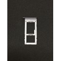 Tiroir de carte double SIM et carte SD Noir Carbone ORIGINAL pour SAMSUNG Galaxy S9+ - G965F