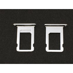 Tiroir de carte sim ORIGINAL - iPhone 8 Plus Argent