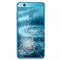 [Réparation] Vitre Arrière ORIGINALE Bleue avec Lecteur d'empreinte - HUAWEI P10 Lite à Caen