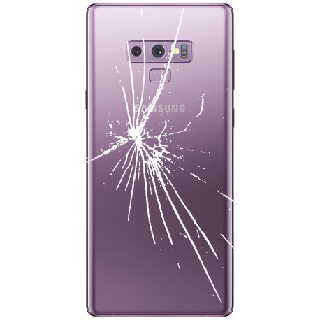 [Réparation] Vitre Arrière ORIGINALE Mauve Orchidée - SAMSUNG Galaxy Note9 / SM-N960F/DS