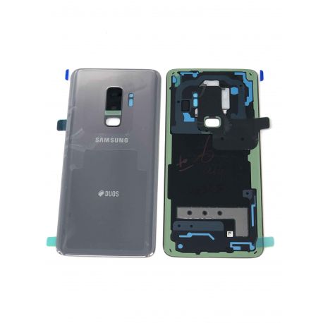 Vitre Arrière ORIGINALE Gris Titane - SAMSUNG Galaxy S9+ / SM-G965F/DS - Avant / Arrière