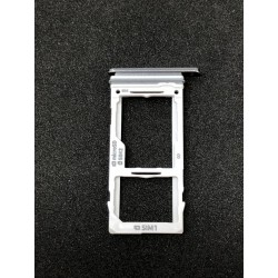 Tiroir de carte double SIM et carte SD Gris Titane ORIGINAL pour SAMSUNG Galaxy S9+ - G965F - Présentation avant