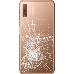 [Réparation] Vitre arrière ORIGINALE Or pour SAMSUNG Galaxy A7 2018 DUOS - A750F à Caen