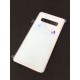 Vitre arrière ORIGINALE Blanche Prisme pour SAMSUNG Galaxy S10 - G973F - Présentation avant
