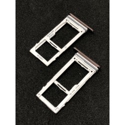 Tiroir de carte double sim et carte SD Marron ORIGINAL pour SAMSUNG Galaxy Note9 - N960F - Présentation avant / arrière