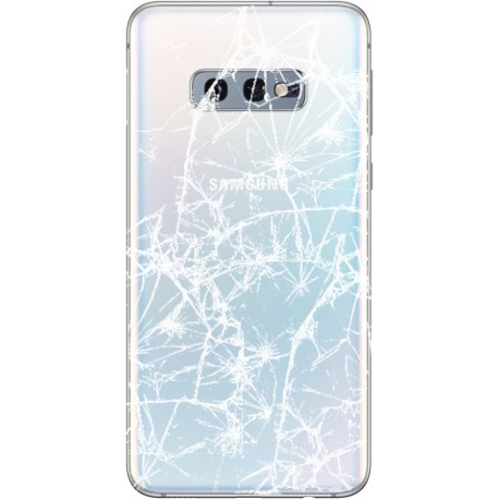 [Réparation] Vitre arrière ORIGINALE Blanc Prisme pour SAMSUNG Galaxy S10e - G970F