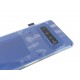 Vitre arrière ORIGINALE Bleue Prisme pour SAMSUNG Galaxy S10 - G973F - Présentation avant haut