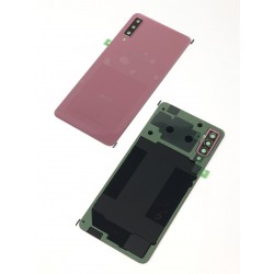 Vitre arrière ORIGINALE Rose pour SAMSUNG Galaxy A7 2018 DUOS - A750F - Présentation avant / arrière