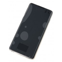 Bloc écran complet ORIGINAL Blanc Prisme pour SAMSUNG Galaxy S10 - G973F - Présentation avant