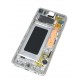 Bloc écran complet ORIGINAL Blanc Prisme pour SAMSUNG Galaxy S10 - G973F - Présentation arrière