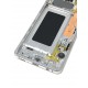 Bloc écran complet ORIGINAL Blanc Prisme pour SAMSUNG Galaxy S10 - G973F - Présentation arrière bas