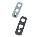Vitre de caméra arrière ORIGINALE Blanc Prisme pour SAMSUNG Galaxy S10e - G970F