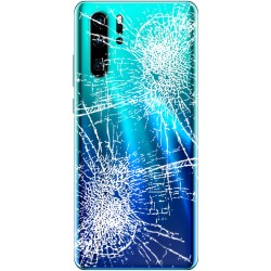 [Réparation] Vitre arrière ORIGINALE Bleu Aurore pour HUAWEI P30 Pro à Caen