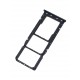 Tiroir de carte double SIM et carte SD Noir ORIGINAL pour SAMSUNG Galaxy A50 - A505F - Présentation arrière