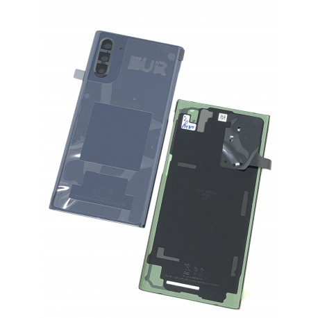 Vitre arrière ORIGINALE Noir Cosmos pour SAMSUNG Galaxy Note10 - N970F - Présentation avant / arrière