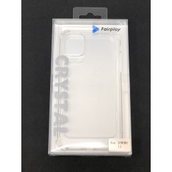 Coque Silicone Transparente Renforcée pour iPhone 11 - Présentation packaging avant