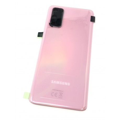 Vitre arrière ORIGINALE Rose pour SAMSUNG Galaxy S20 - G980F - Préparation avant