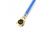 Câble antenne coaxial CBF bleu ORIGINAL pour SAMSUNG Galaxy A21s - A217F / A31 - A315F - Présentation d'un connecteur dessous