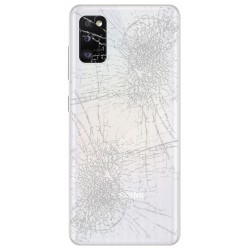 [Réparation] Vitre arrière ORIGINALE Blanc Prismatique pour SAMSUNG Galaxy A41 - A415F à Caen