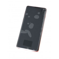 Bloc écran complet ORIGINAL Rouge Cardinal pour SAMSUNG Galaxy S10 - G973F - Présentation avant