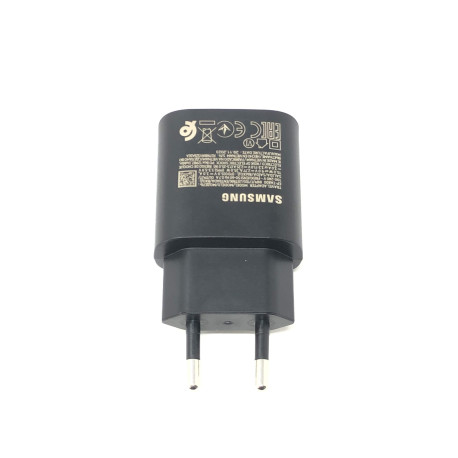 Chargeur secteur rapide 25W USB-C ORIGINAL Noir EP-TA800 - SAMSUNG - Présentation avant