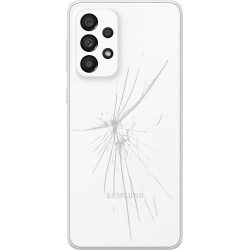 [Réparation] Vitre arrière ORIGINALE Blanche pour SAMSUNG Galaxy A33 5G - A336B à Caen