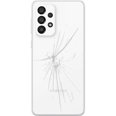 [Réparation] Vitre arrière ORIGINALE Blanche pour SAMSUNG Galaxy A33 5G - A336B à Caen