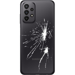 [Réparation] Vitre arrière ORIGINALE Noire pour SAMSUNG Galaxy A23 5G - A236B à Caen