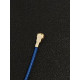 Câble antenne coaxial CBF bleu ORIGINAL pour SAMSUNG Galaxy A25 5G - A256B - Présentation d'un connecteur vue du dessus