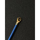 Câble antenne coaxial CBF bleu ORIGINAL pour SAMSUNG Galaxy A25 5G - A256B - Présentation d'un connecteur vue du dessous