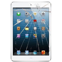 [Réparation] Vitre tactile blanche de qualité supérieure avec adhésifs pour iPad 4 à Caen