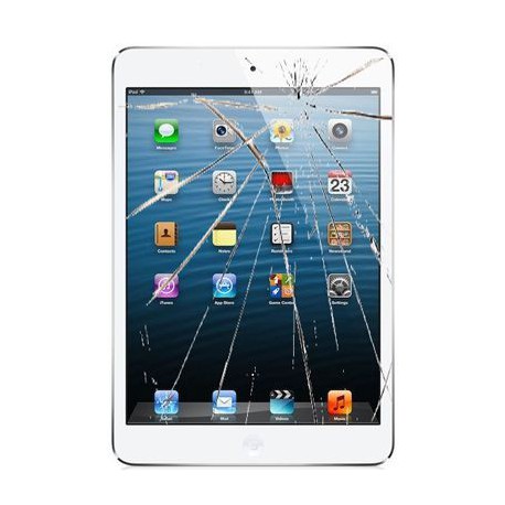 [Réparation] Vitre tactile de qualité originale blanche avec adhésifs pour iPad Air - A1474 - A1475 à Caen