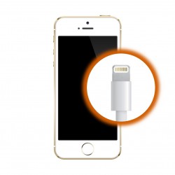 [Réparation] Connecteur de charge blanc de qualité supérieure pour iPhone 5S à Caen