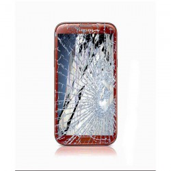 [Réparation] Bloc Avant ORIGINAL Rouge - SAMSUNG Galaxy NOTE 2 LTE - N7105 à Caen