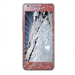 [Réparation] Bloc Avant ORIGINAL Rose - SAMSUNG Galaxy S2 - i9100 / i9100P à Caen