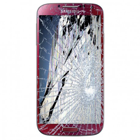 [Réparation] Bloc Avant ORIGINAL Rouge - SAMSUNG Galaxy S4 - i9505 / i9515
