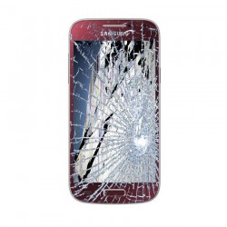 [Réparation] Bloc Avant ORIGINAL Rouge - SAMSUNG Galaxy S4 Mini - i9195 à Caen